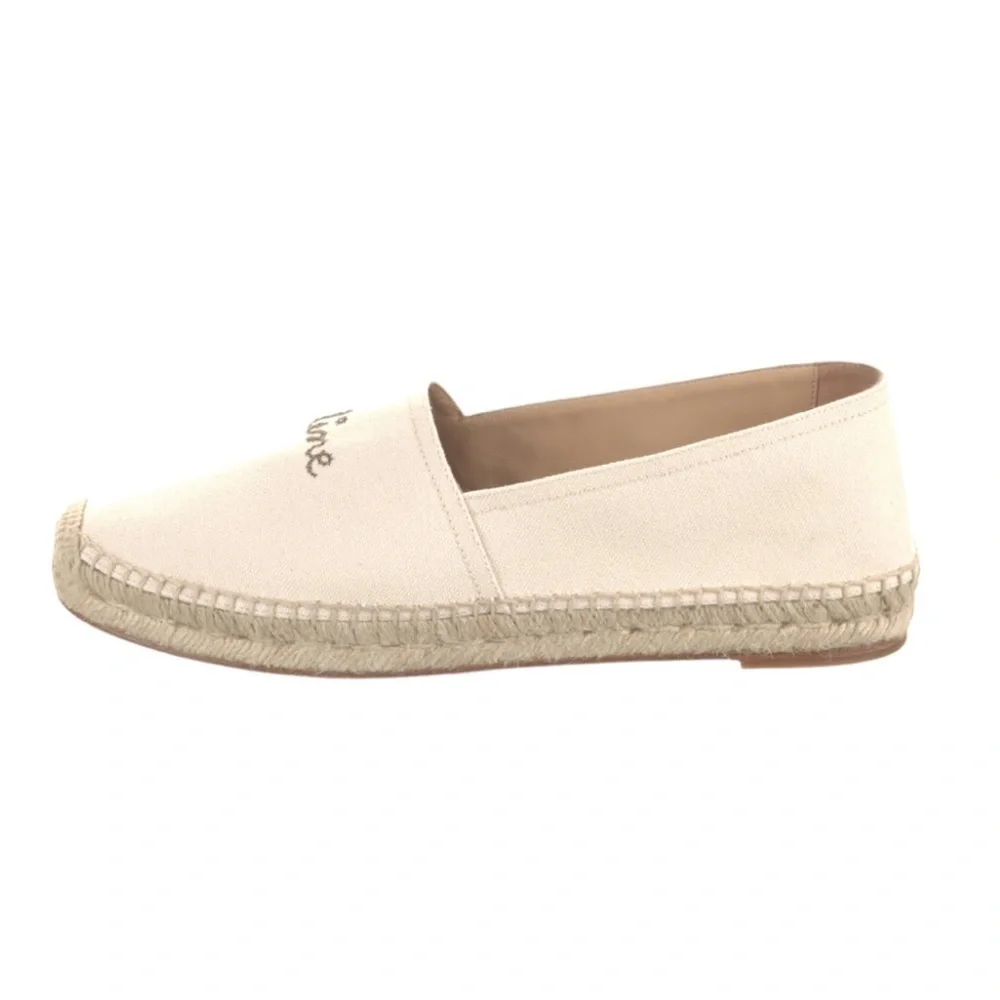 Celine | NIB Summer ‘20 Taillat Canvas Espadrilles in Natural - Size IT 41